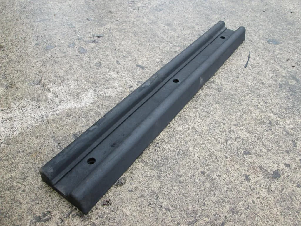 One-Piece Rubber Wall Guard – 1000 x 150 x 55 mm