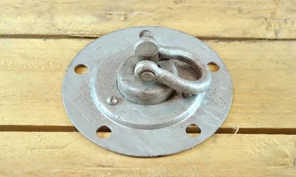 Bolt-Down Pivot Lashing Ring – Wheel Chock Accessory