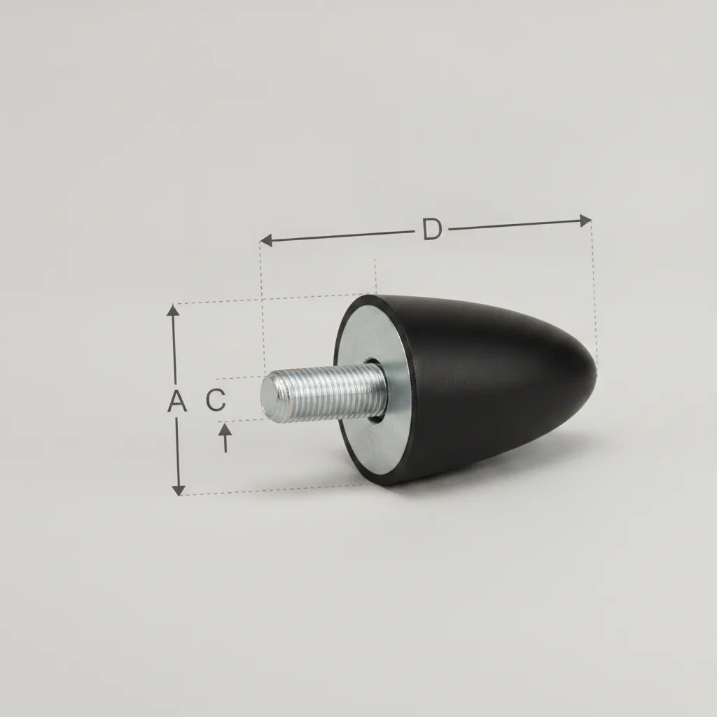 Pear-Type Vibration Damper AR-001