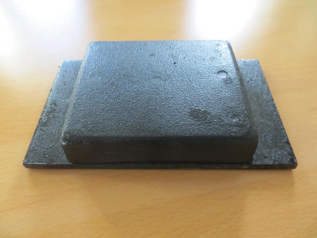 Tipper Pad with Steel Base - 152 x 88 x 28 mm