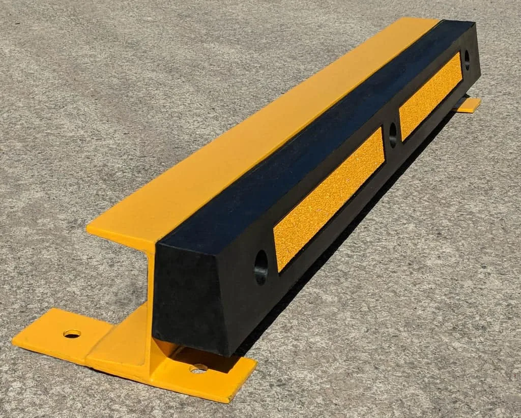 Steel & Rubber Wheel Stop Kerb – 1200 x 160 mm