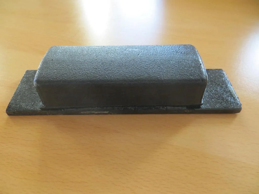 Tipper Pad with Steel Base - 150 x 40 x 30 mm