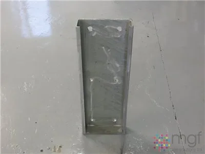 Galvanised Steel Dock Bumper Back Plate – 770 x 270 x 80 mm
