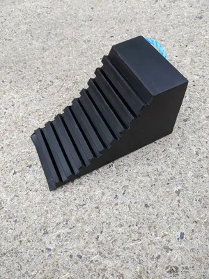 Small Wheel Chock with Rope Handle