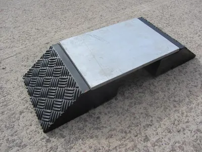 Steel-Topped Heavy-Duty Hose Ramp / Cable Protector