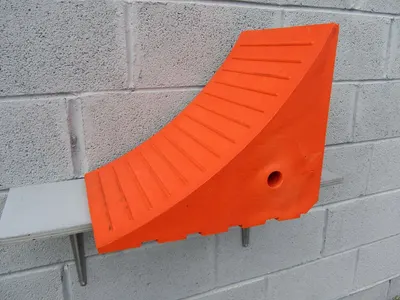 Large PU HGV Wheel Chock - 390 x 365 x 340 mm
