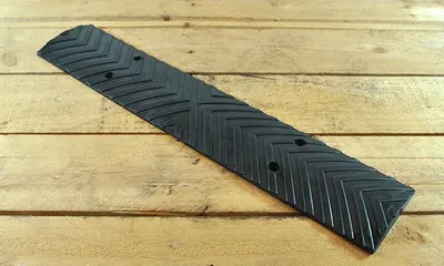 Wall Guard / Rumble Strip Black - 500 x 100 x 15 mm