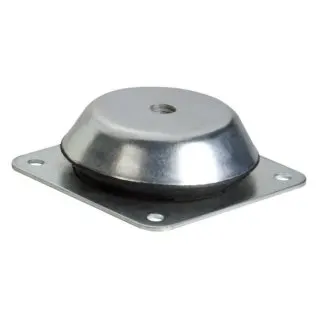 Machine Foot with anti-tear safety, square flange